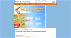 Desktop Screenshot of nudistdating.org